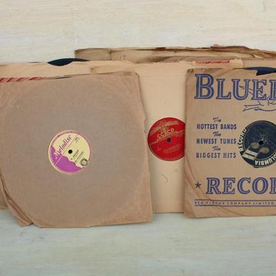 Bluebird Record with sleeve, Russian CCCP Records with sleeves and more