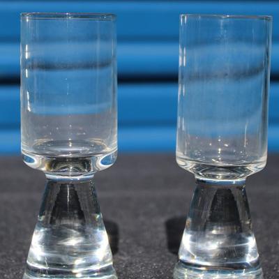 Crystal glass sets two shot glasses two small engraved wine glasses three large Apple wine glasses four champagne flutes
