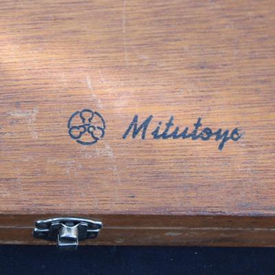 Mitutoyo Outside Micrometer; ratchet stop thimble, accurate to 0.0001