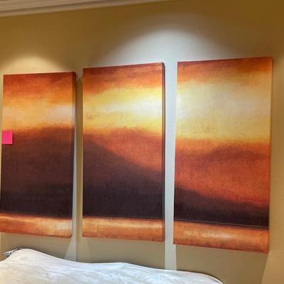 Norman Wyatt Jr. Three Piece Canvas Art