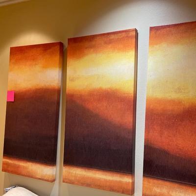 Norman Wyatt Jr. Three Piece Canvas Art