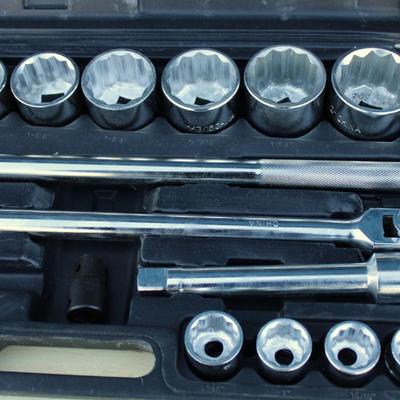 "Pittsburgh 20 piece Jumbo Socket Set 3/4"" drive 7/8""-2"""