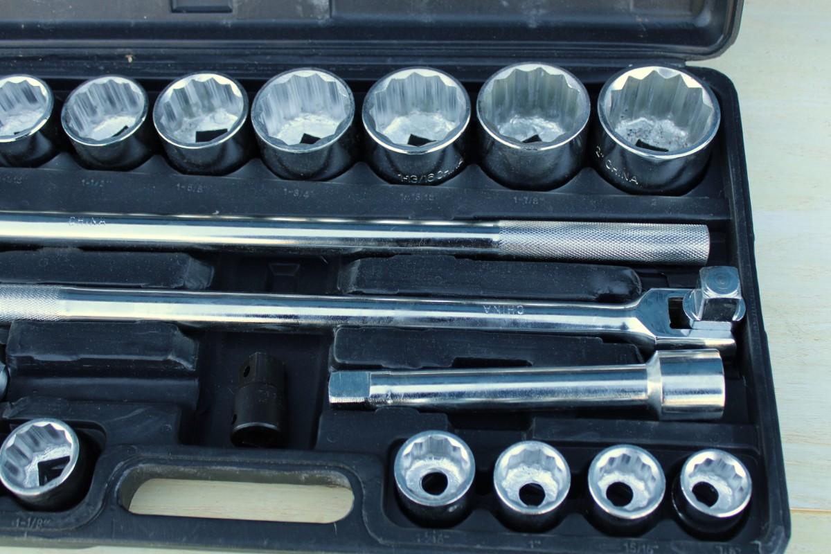 "Pittsburgh 20 piece Jumbo Socket Set 3/4"" drive 7/8""2