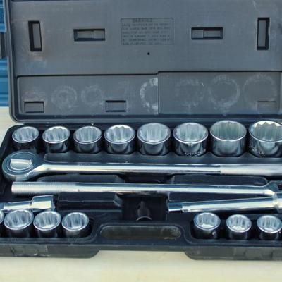 "Pittsburgh 20 piece Jumbo Socket Set 3/4"" drive 7/8""-2"""