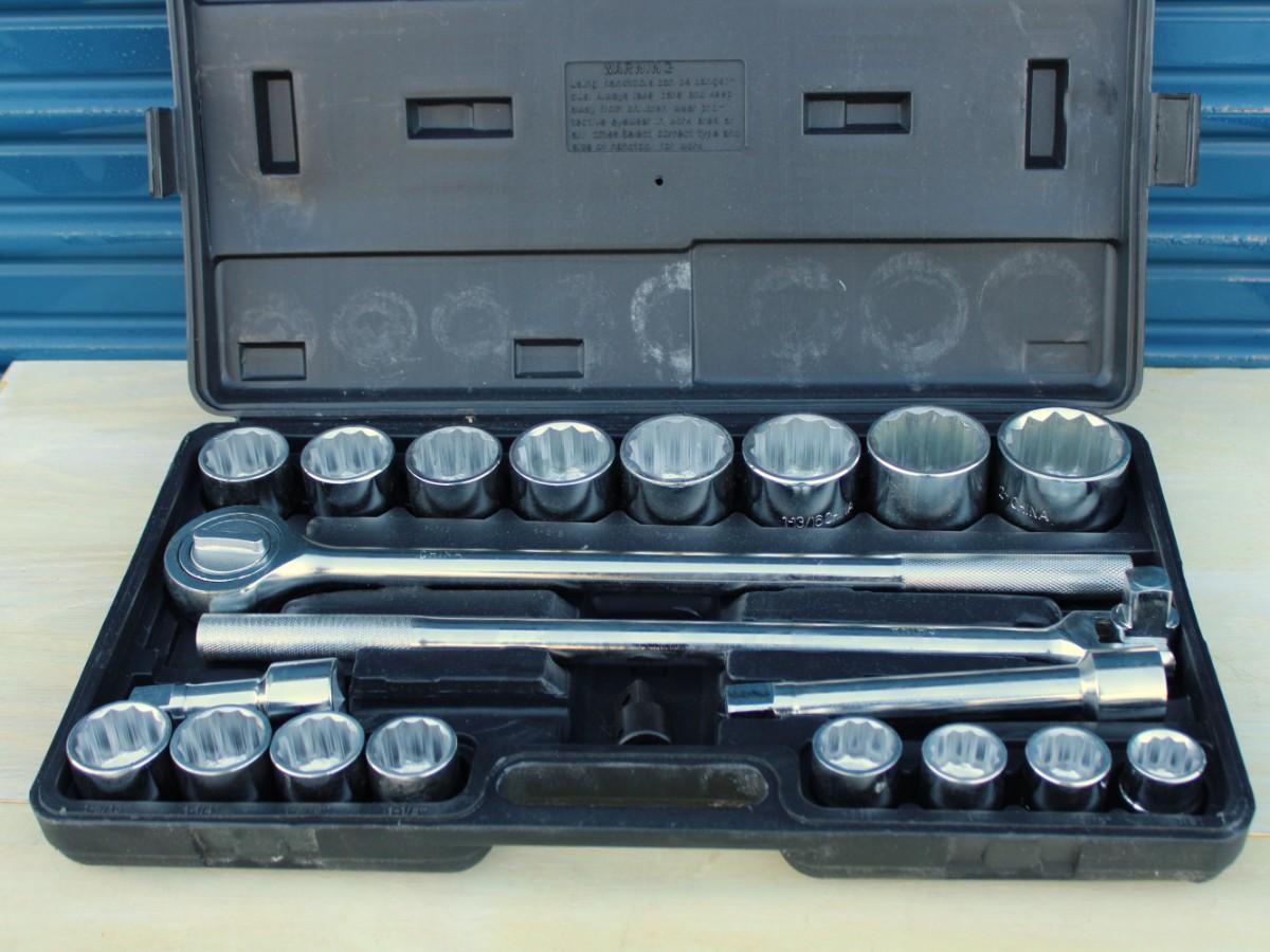 "Pittsburgh 20 piece Jumbo Socket Set 3/4"" drive 7/8""2