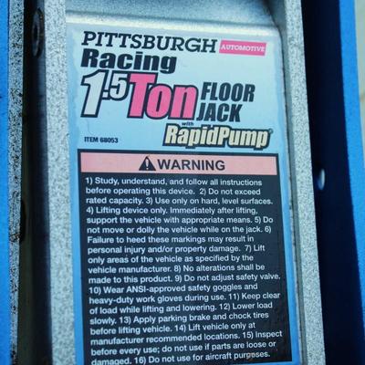 Pittsburgh Racing 1.5 ton Floor Jack