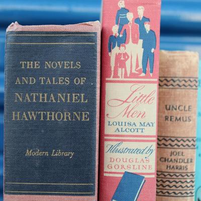 Assorted vintage books
