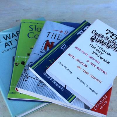 Assorted vintage books