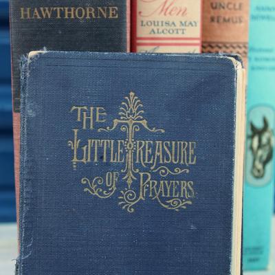 Assorted vintage books