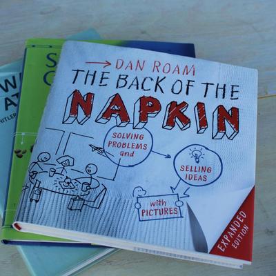 Assorted vintage books
