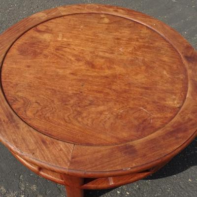 Rosewood Asian Round Coffee Cathay Arts Company in Hong Kong. Some wear and tear