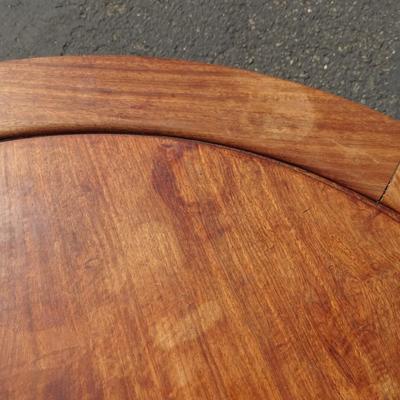 Rosewood Asian Round Coffee Cathay Arts Company in Hong Kong. Some wear and tear