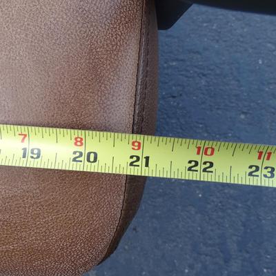 Faux leather office chair, light wear and tear