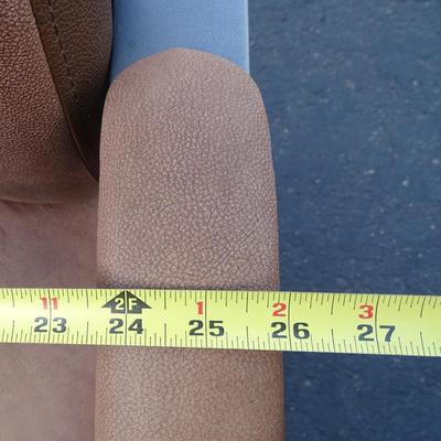 Faux leather office chair, light wear and tear
