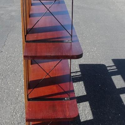 Handmade wood book shelf. General wear and tear