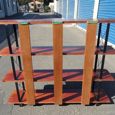 Handmade wood book shelf. General wear and tear