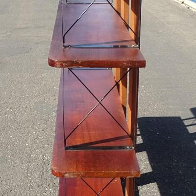 Handmade wood book shelf. General wear and tear