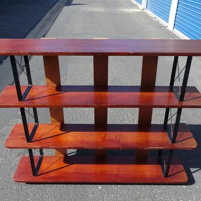 Handmade wood book shelf. General wear and tear