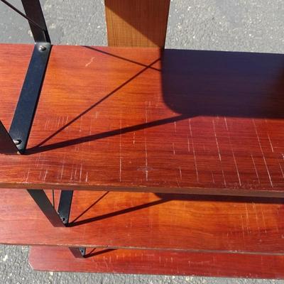 Handmade wood book shelf. General wear and tear