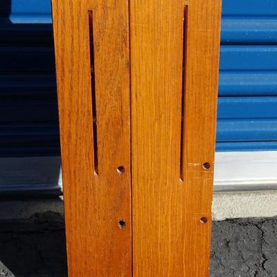 Oak shaker style slat headboard