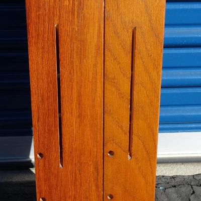 Oak shaker style slat headboard