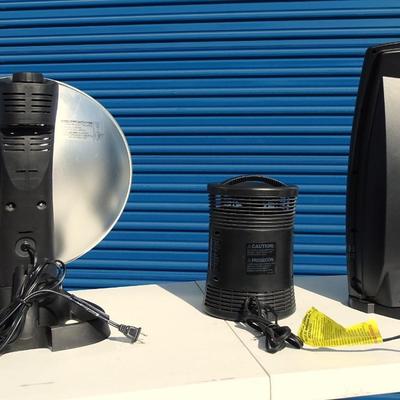 Assorted electric heaters. Good condition