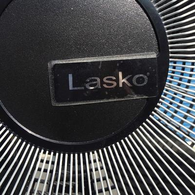 Panasonic and Lasko electric fans.