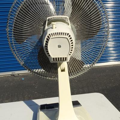 Panasonic and Lasko electric fans.