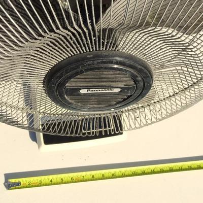 Panasonic and Lasko electric fans.