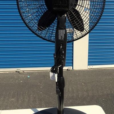 Panasonic and Lasko electric fans.