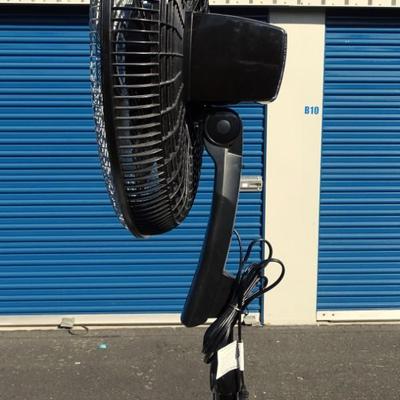Panasonic and Lasko electric fans.