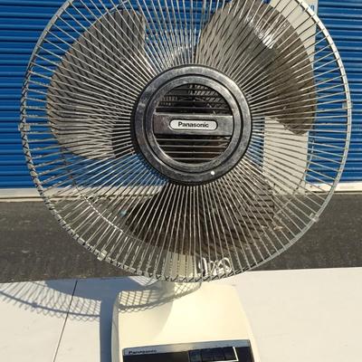 Panasonic and Lasko electric fans.
