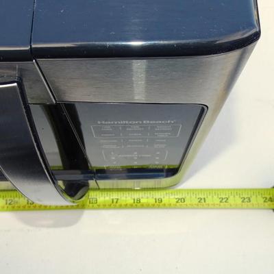Hamilton Beach microwave, sold by Wal-Mart Stores.  Model: EM031M27ZC-X1.  Good condition