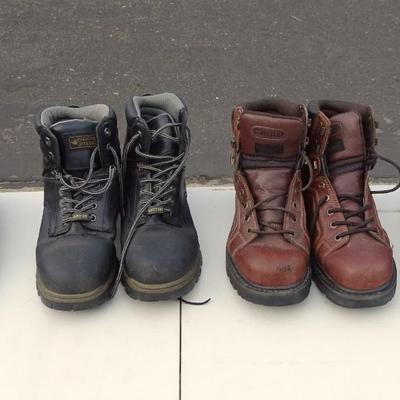 Size 10.5 mens boots and Size 10 mens golf shoes
