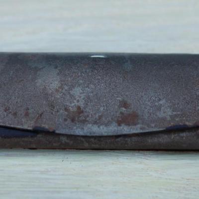 Antique blue glasses and case