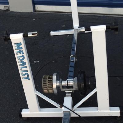 Medalist T3000 indoor bicycle exercise rack; Just add your bicycle.