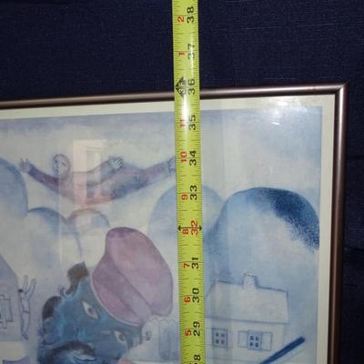 Two framed Marc Chagall prints
