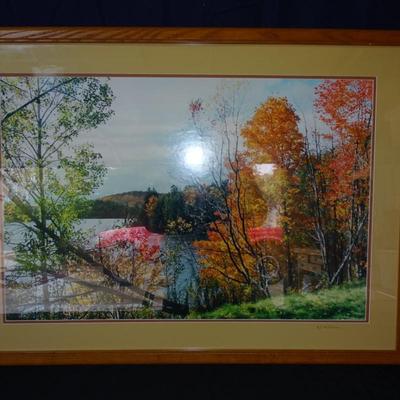 Original J. Hutchinson Landscape Photograph