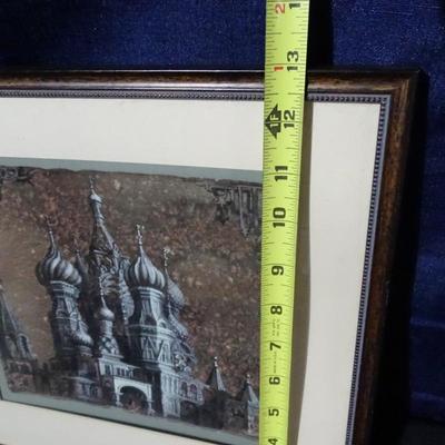 Four Parisian Landscape prints.  Various sizes.