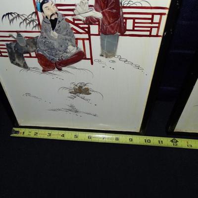 "Set of Four Chinoiserie Panels 1962, Century 21 Exposition Seattle, WA  Cathay Arts Company, Hong Kong"
