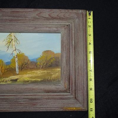 3 Vintage art pieces; Painting by Betsy Jones, 1974 Modernism; mirror and print dÃ©cor piece by Georges Redon   titled "Emotion"