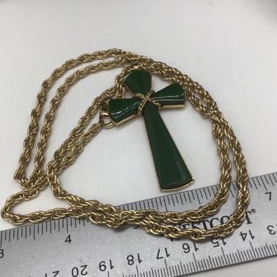 Large Vintage Pendant and Chain