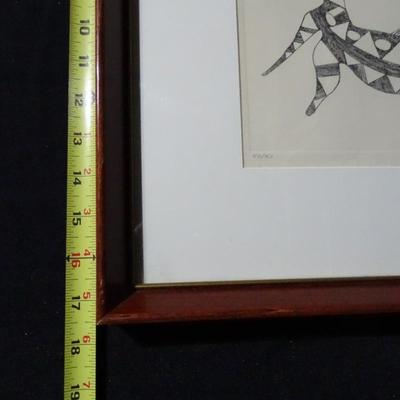 Limited edition print by Kenojuok Ashevak, number 50 of 50.