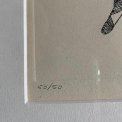 Limited edition print by Kenojuok Ashevak, number 50 of 50.