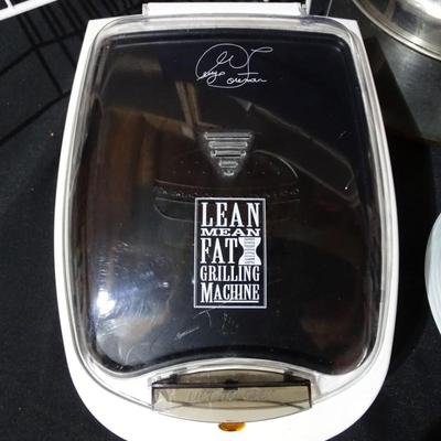 Misc. Kitchen items including a Lean Fat Grill and Crock Pot