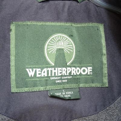 Three Men's Jackets - x2: size Large x1 size Xlarge