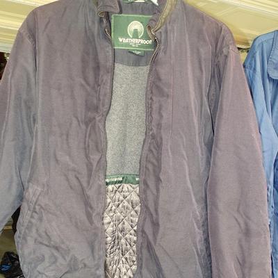 Three Men's Jackets - x2: size Large x1 size Xlarge