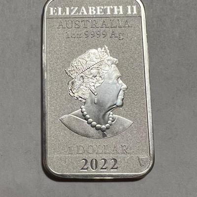 Queen Elizabeth II Silver 1OZ Ingot