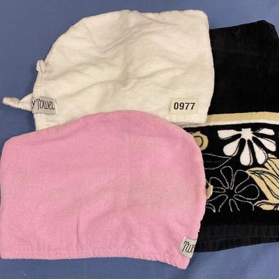 Towel and 2 Hair Towels