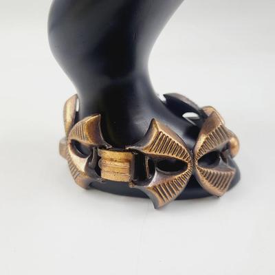 BEAUTIFUL DESIGNED BOW COPPER STATEMENT BRACELET